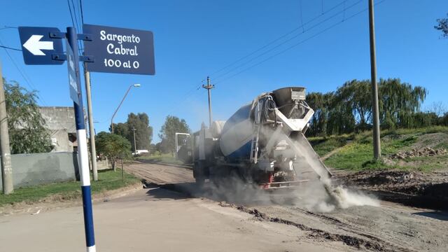 Comenzaron las obras de pavimentación en calle Alem
