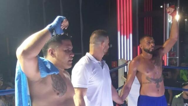Iguazuences marcaron presencia en un evento de Box en Foz do Iguazú