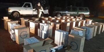 Contrabando en la zona Norte misionera: incautan cigarrillos sin aval aduanero.