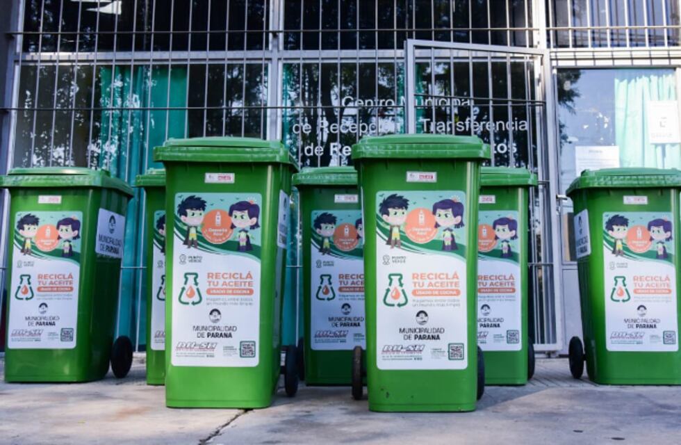 La capital entrerriana se suma a la campaña Reciclá tu Aceite