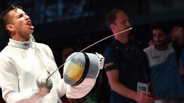 Jesús Lugones, estará representando a la Argentina en esgrima.