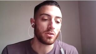 "Es una pena y una injusticia", dijo Manuel Robles, estudiante de la Universidad Nacional del Sur sobre los exámenes de residencias médicas. (Captura de video).