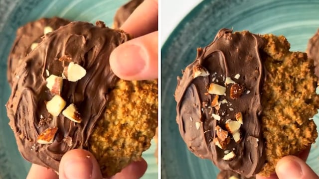 Cómo hacer galletitas de avena, naranja y chocolate: la receta con 10 ingredientes