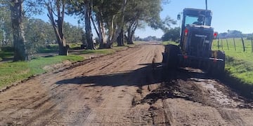 Trabajos en canales de Rafaela