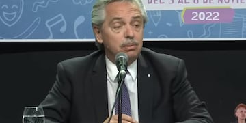 Alberto Fernández catalogó a su gestión al frente de Gobierno, refiriéndose a que tiene "la tranquilidad de la tarea cumplida”. Captura de video.