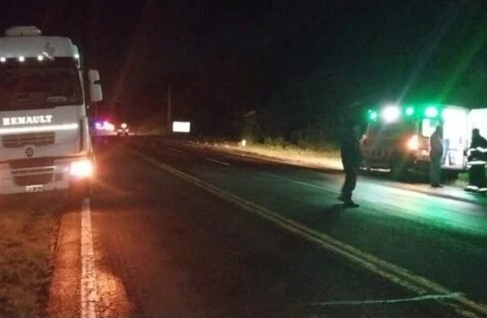 Sinistro fatal en Puerto Leoni: camión atropelló y mató a un ciclista sobre la ruta 12