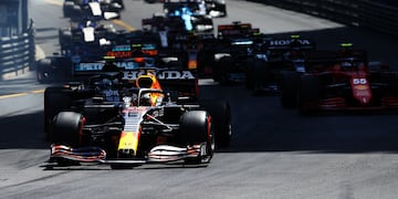 Verstappen, adelante de todos sus rivales en Mónaco.