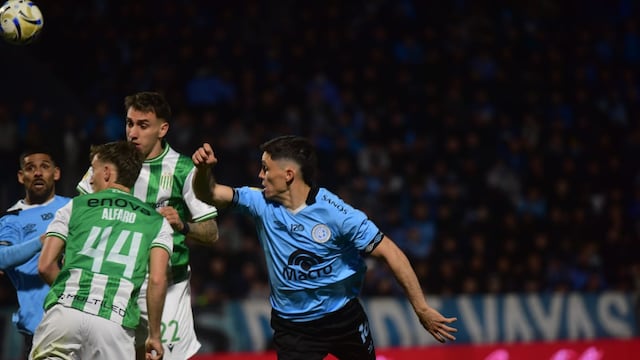 Belgrano se puso arriba ante Banfield con gol de Compagnucci, y asistencia de "Uvita" Fernández (Nicolás Bravo / La Voz).