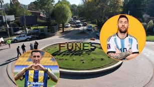 Las casas de Messi y Di María en Funes