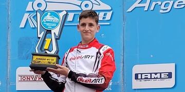 Fausto Arnaudo piloto de Karting Arroy