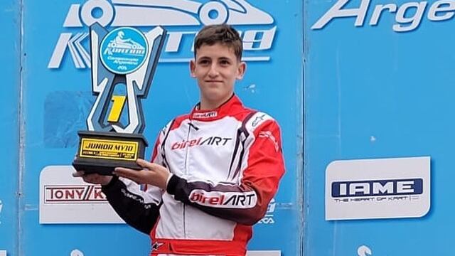 Fausto Arnaudo piloto de Karting Arroy