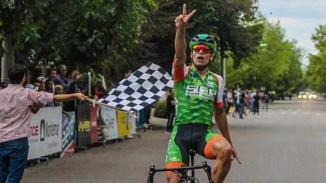 Leonardo Cobarrubia (SEP San Juan) ganó su segunda etapa en la Vuelta de Mendoza y es el nuevo líder.