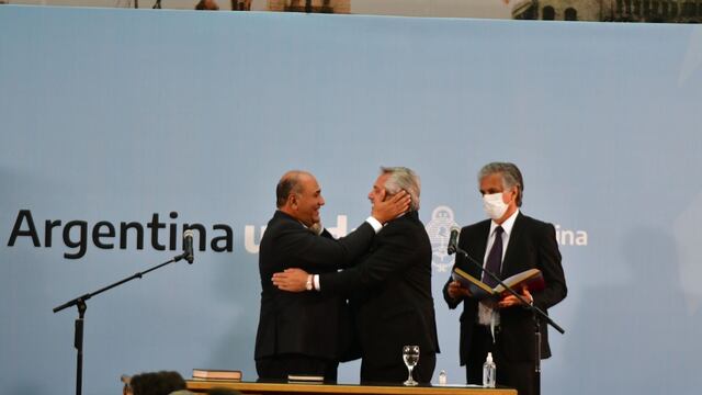 Juan Manzur asume como nuevo jefe de Gabinete del Gobierno nacional. (Federico López Claro)