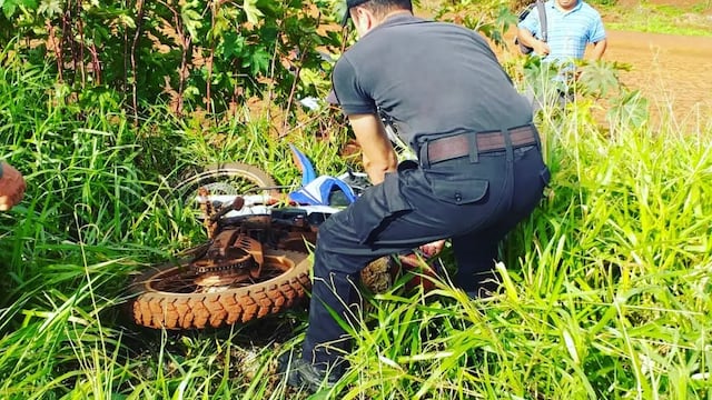 Recuperan motocicleta robada en Concepción de la Sierra.