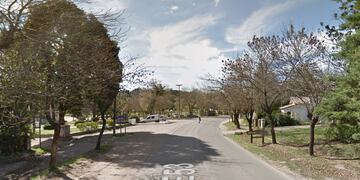 La Granja. La zona cercana al siniestro (Google Maps).