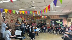 Concierto didáctico de la Orquesta de Tango en APADIR