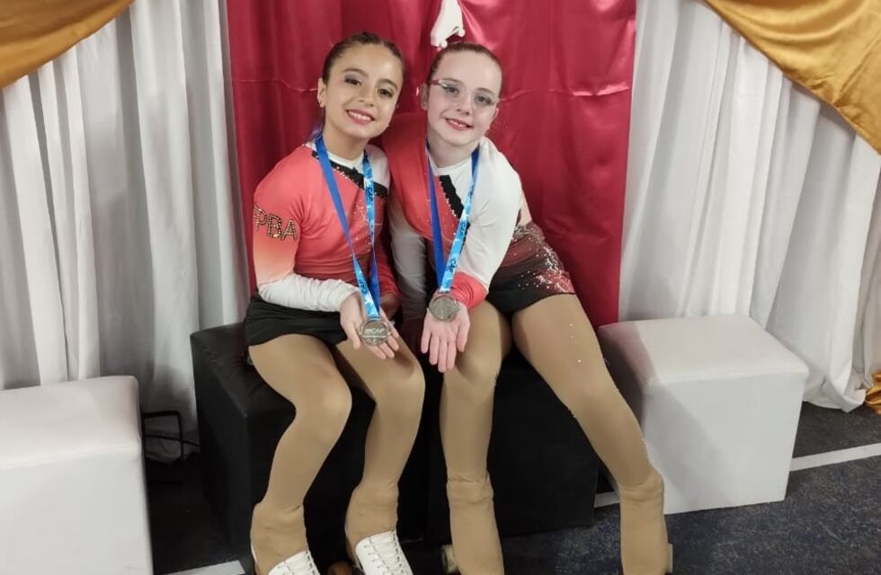 Dos patinadoras tresarroyenses lograron medallas en el Campeonato Nacional de La Rioja