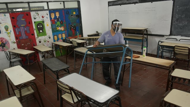 Pérez: a partir del lunes próximo, comenzarán las clases solamente en el nivel primario
Foto: Orlando Pelichotti / Los Andes