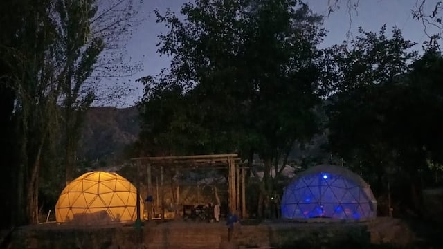 Ecodomos en Pedernal, "El Rancho del Tata Lito"