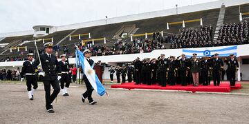 Día de la Bandera: ceremonia en la Base Naval Puerto Belgrano