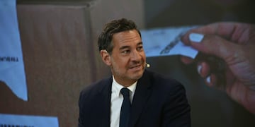 Miguel Siciliano, tercer candidato en la lista de Juan Schiaretti, en La Voz en Vivo. (Ramiro Pereyra / La Voz)