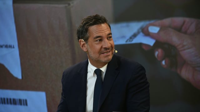 Miguel Siciliano, tercer candidato en la lista de Juan Schiaretti, en La Voz en Vivo. (Ramiro Pereyra / La Voz)