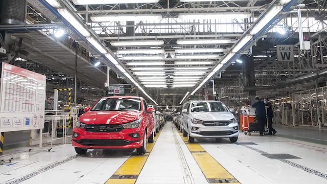 El Fiat Cronos se fabrica en la planta del barrio de Ferreyra, en Córdoba Capital. (Gentileza Grupo Stellantis)