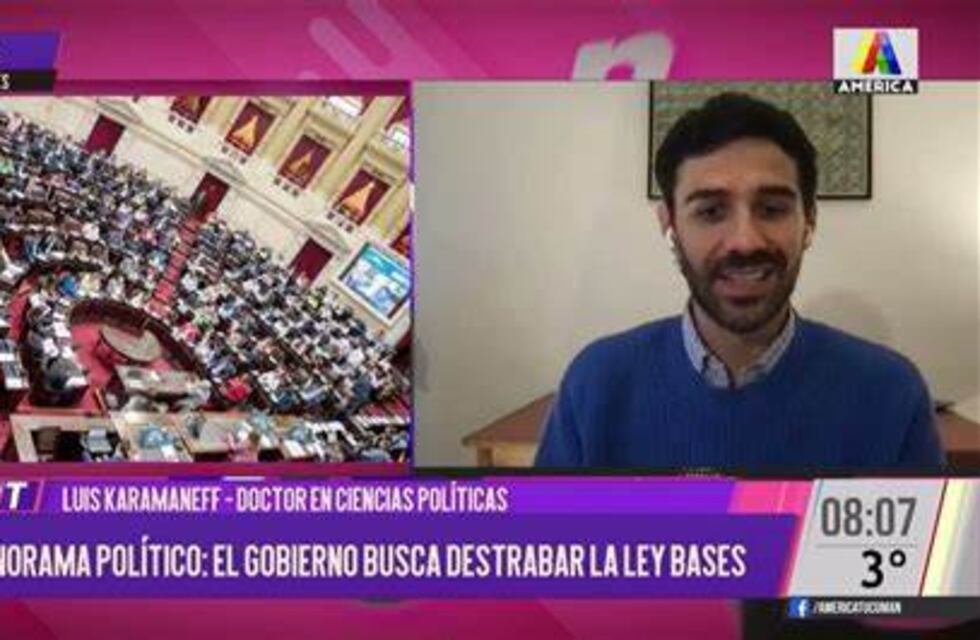 El análisis de Luis Karamaneff sobre la actualidad política del país