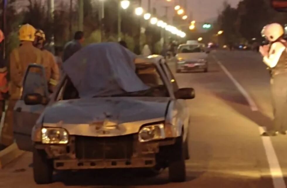 Homicidio en Tunuyán: embistió a un ciclista y lo llevó 200 metros en el techo de su remis trucho