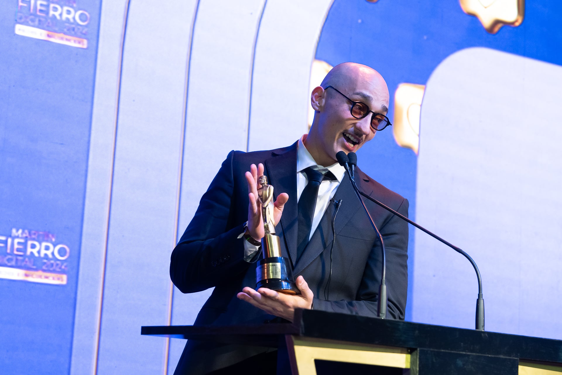 El cordobés ganó el Martín Fierro Digital a mejor tiktoker en 2024.