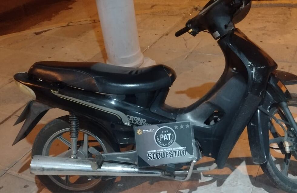 Secuestraron dos motos y detuvieron a dos hombres que era buscado por la Justicia