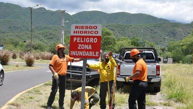 Realizaron trabajos de delimitación y señalización en el río El Tala