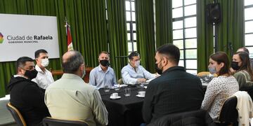 Visita de funcionarios provinciales para potenciar las exportaciones rafaelinas