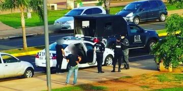 Quedaron grabados cuando generaban disturbios y fueron detenidos.