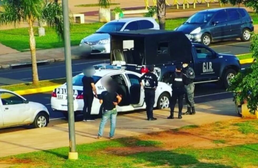 Quedaron grabados cuando generaban disturbios y fueron detenidos