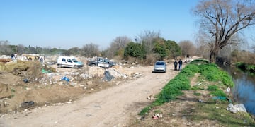 El basural donde se originó el olor nauseabundo que invadió Córdoba. (Municipalidad)