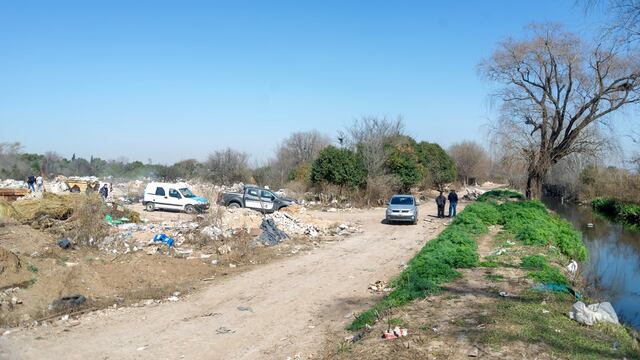 El basural donde se originó el olor nauseabundo que invadió Córdoba. (Municipalidad)