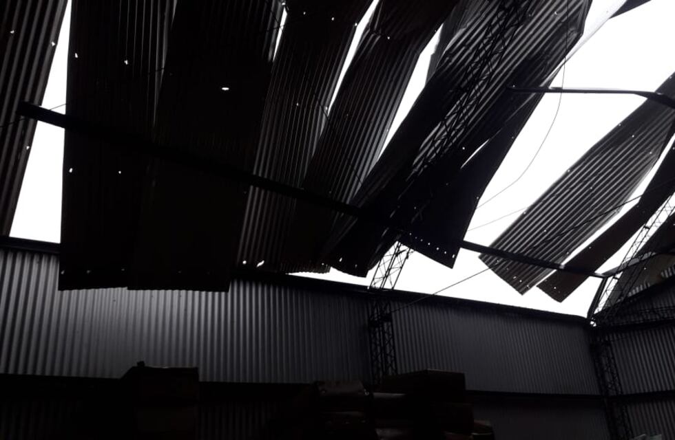 La tormenta causó severos daños en Chajarí