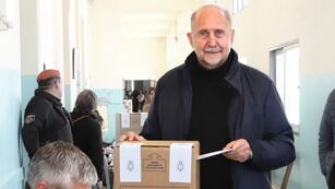 Omar Perotti votó en Rafaela