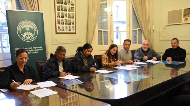 "Instituciones sustentables": firmaron convenios con las empresas Marengo S.A, Basso S.A. y Motor Parts S.A.