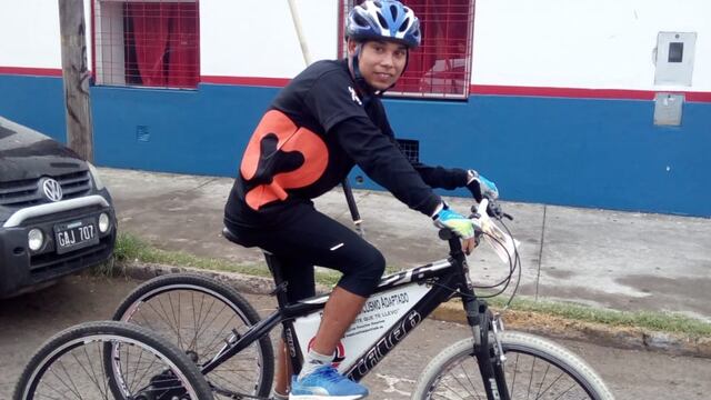 El Club Defensores apuesta por la solidaridad: conseguir la bici para Ñato (Facebook Marcelo Ñato Meza)
