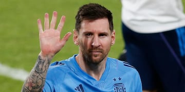 Lionel Messi se prepara para el Mundial de Qatar 2022. Foto: EFE.