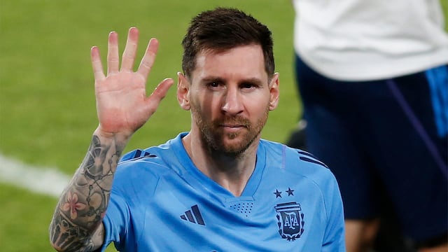 Lionel Messi se prepara para el Mundial de Qatar 2022. Foto: EFE.