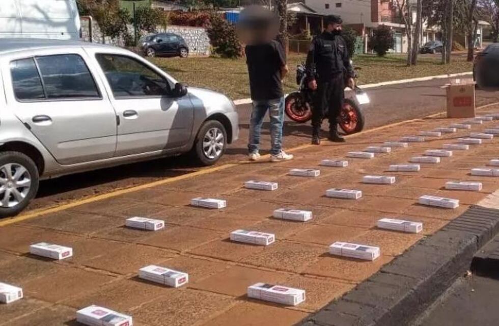 Secuestran contrabando de cigarrillos en Capioví