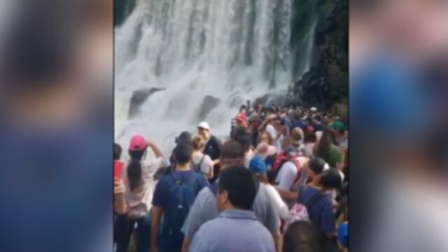 Más de 10 mil personas visitaron el Parque Nacional Iguazú este fin de semana.