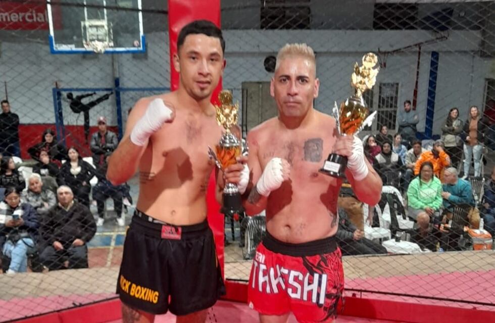 Una velada de Kickboxing en Arroyito con muchos luchadores locales en la noche del sábado