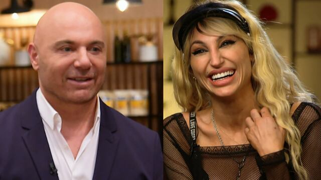 Germán Martitegui y Vicky Xipolitakis se reencontraron en Masterchef Celebrity 3.