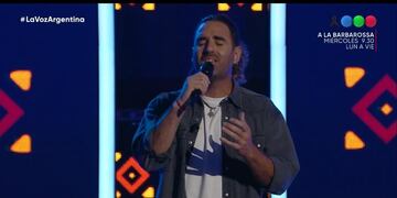 Lucho Aberastain, folkorista guaymallino, pasó las audiciones a ciegas de La Voz Argentina.