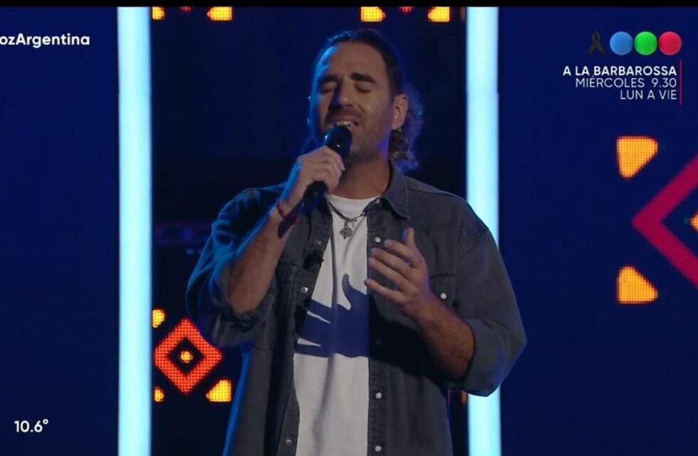 Lucho Aberastain, el compositor de folklore guaymallino, entró a La Voz Argentina