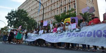 La movilización de mujeres en la capital chaqueña fue masiva.